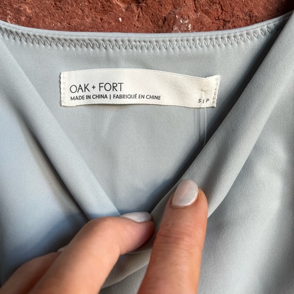 OAK + FORT light blue romper - size small - Picture 4 of 6